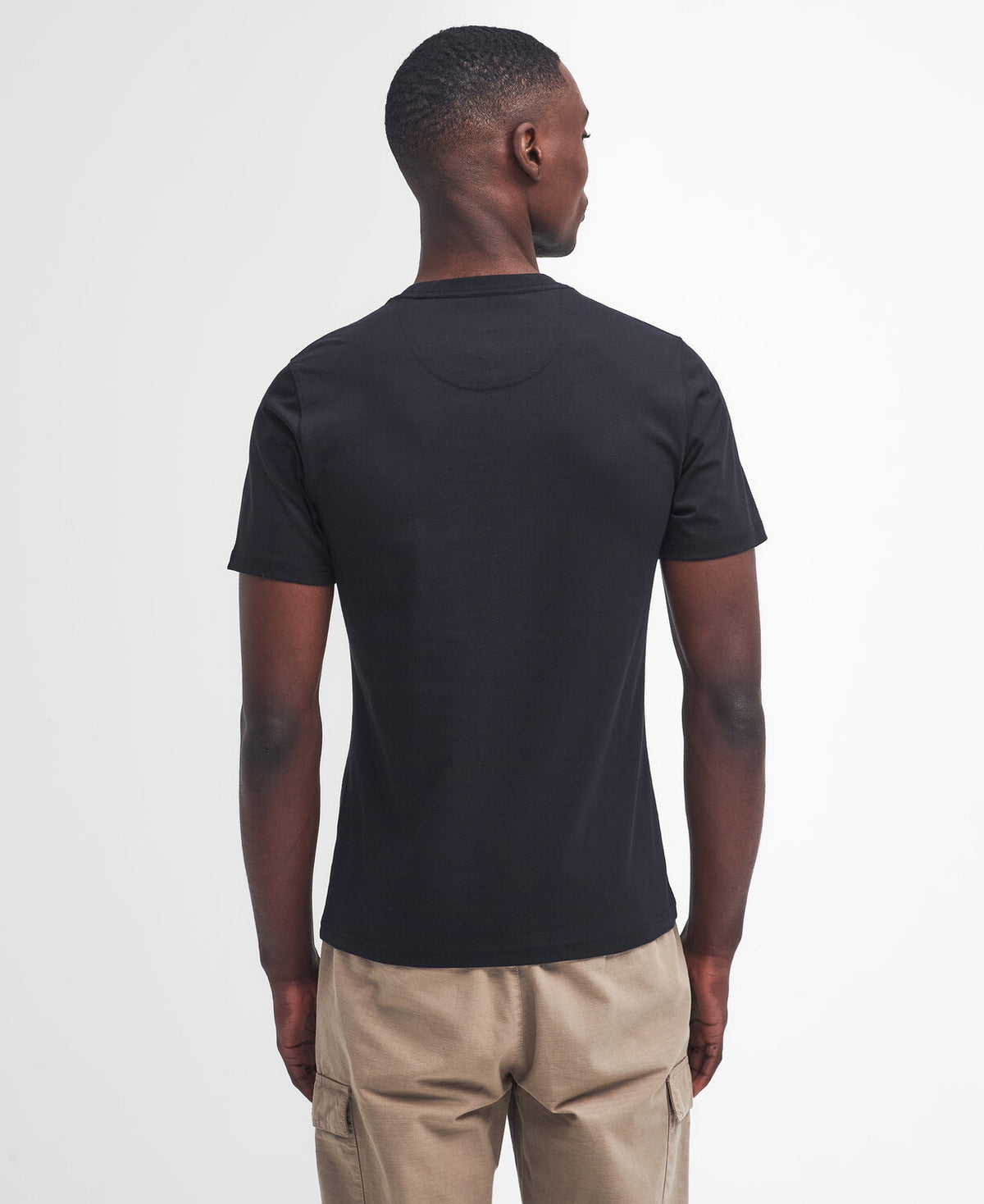 Barbour International Small Logo T-Shirt - Black/ Pewter