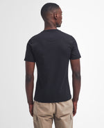 Barbour International Small Logo T-Shirt - Black/ Pewter