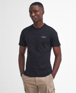 Barbour International Small Logo T-Shirt - Black/ Pewter