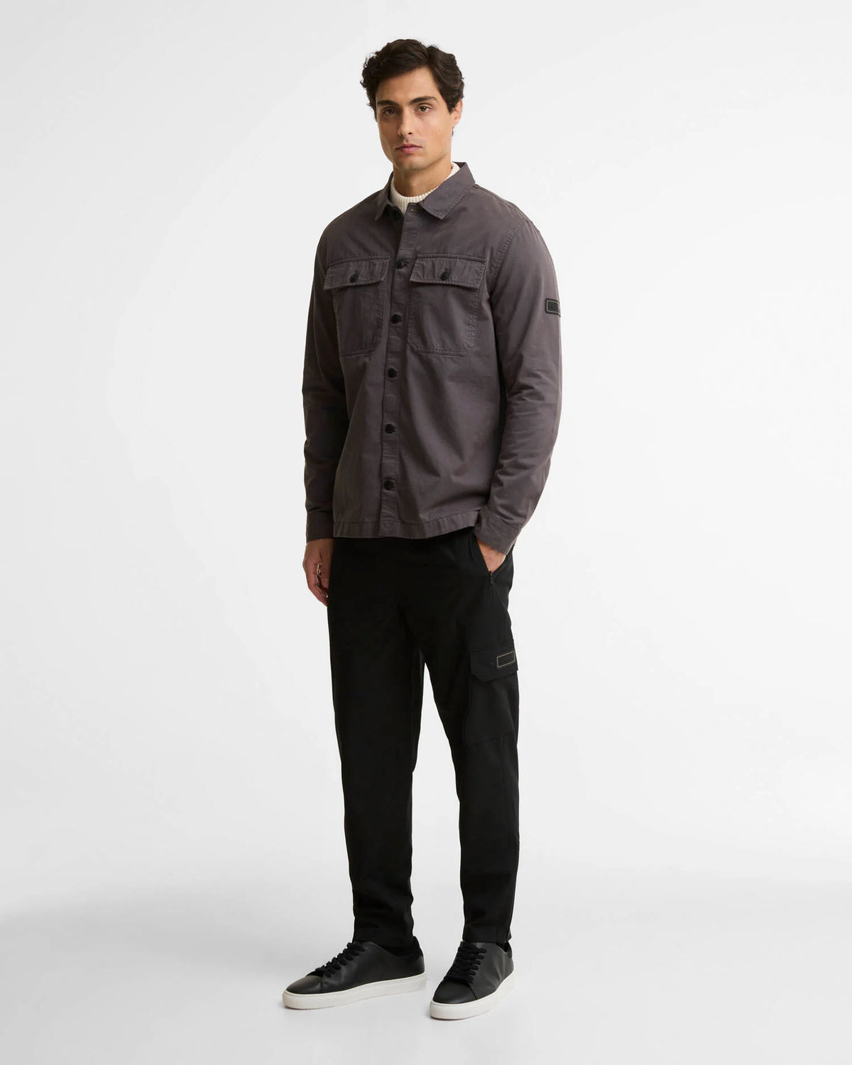BARBOUR INTERNATIONAL Arlo Overshirt - Asphalt Grey