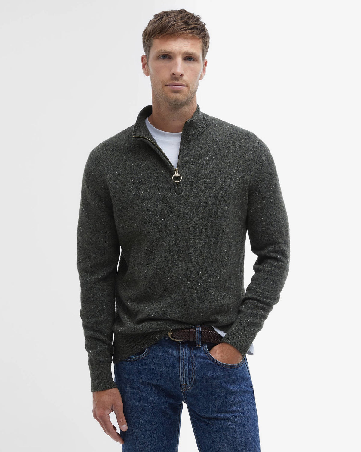 Barbour Tisbury Half Zip Knitted Jumper