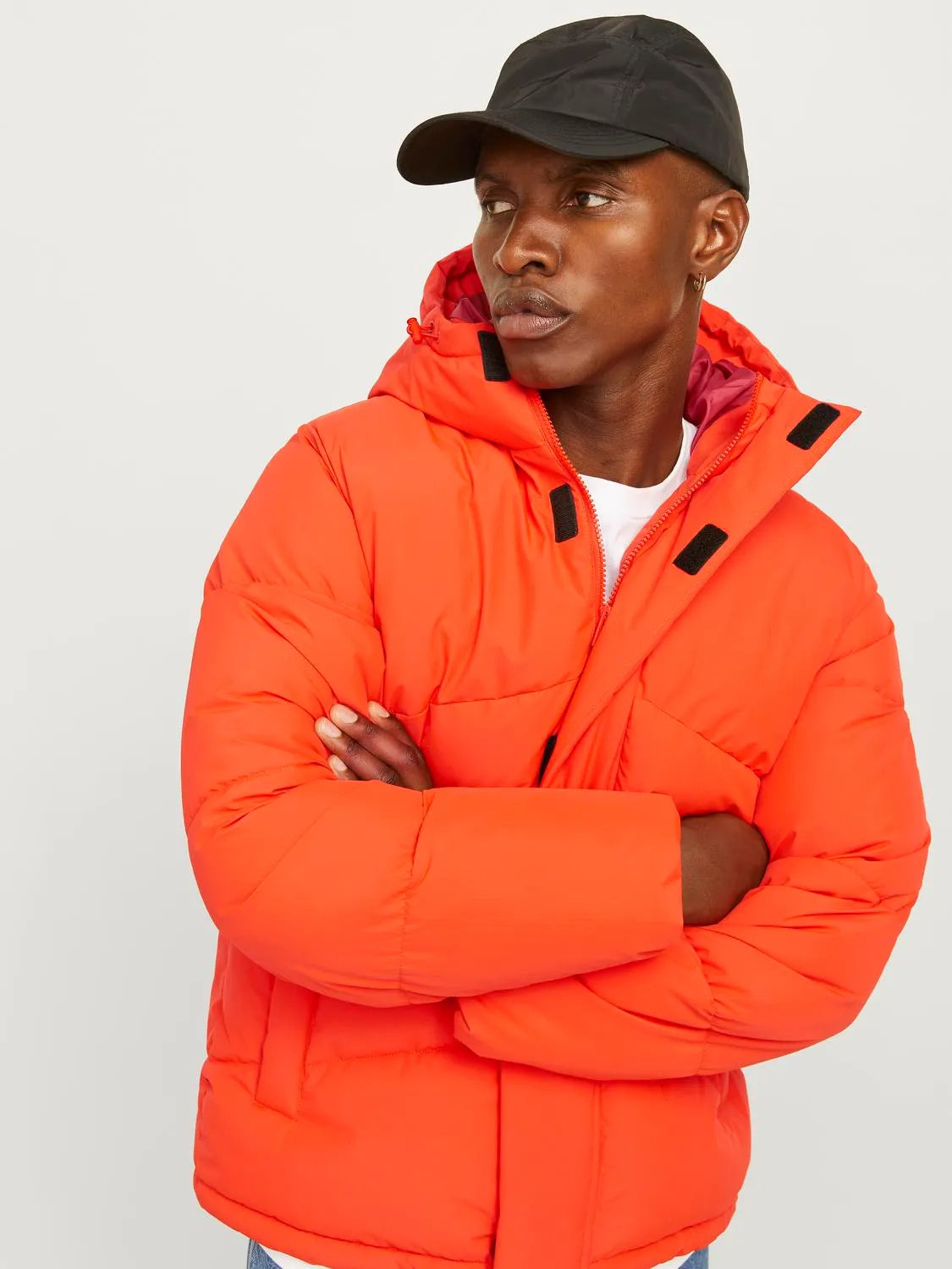 Jack and jones orange jacket discount