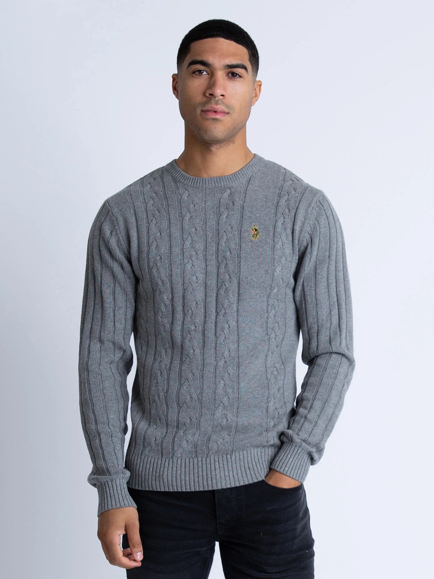 Luke knitted jumper cheap