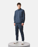 WEEKEND OFFENDER Southbank Technical Over-shirt - Lagoon Blue