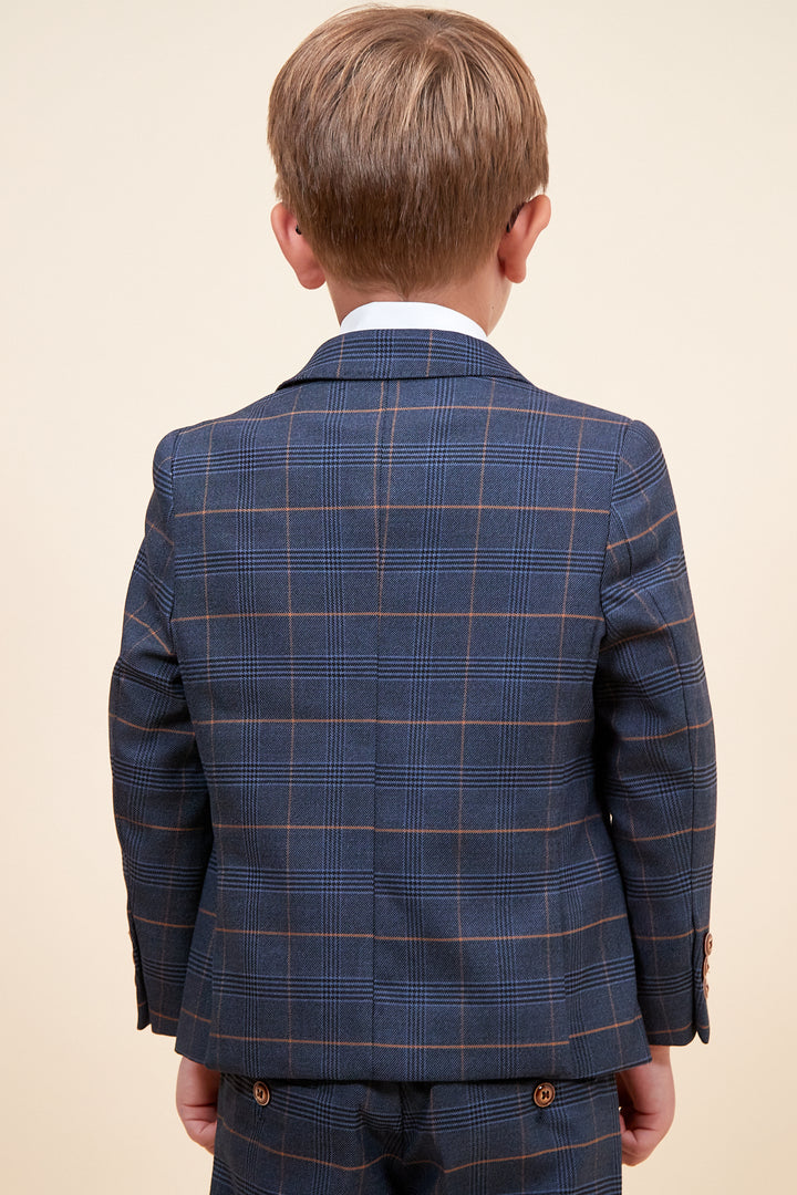 MARC DARCY Jenson Kids 3pc Suit - Marine Blue