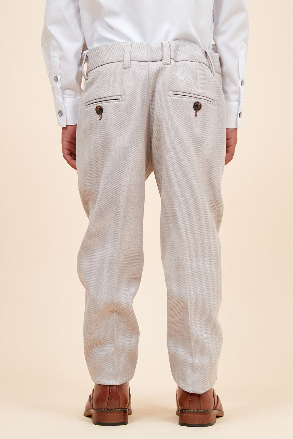 MARC DARCY HM5 Kids 3pc Suit - Stone