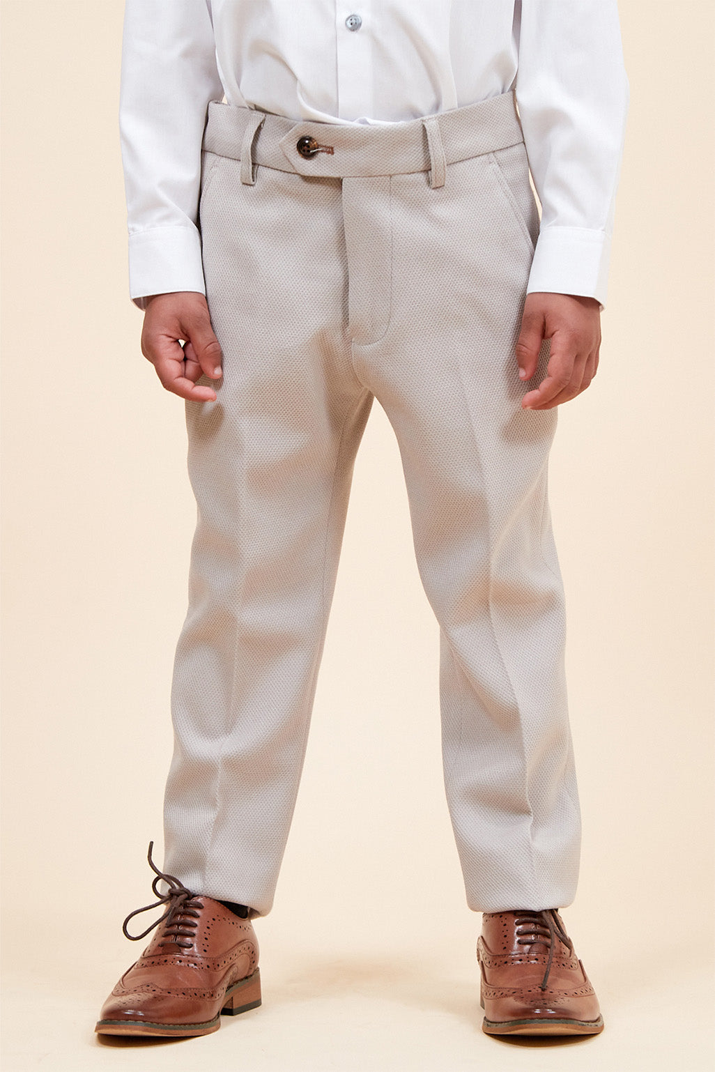 MARC DARCY HM5 Kids 3pc Suit - Stone