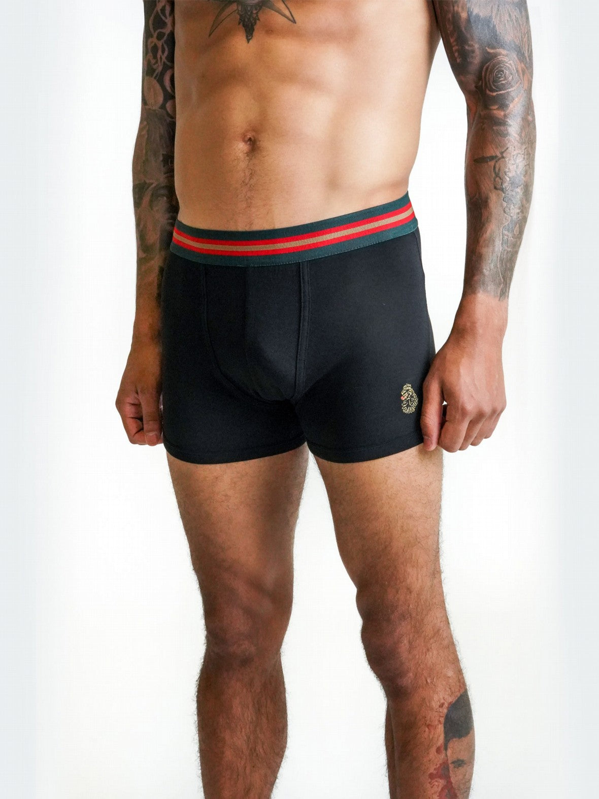 LUKE1977 Rick long boxer shorts - Black