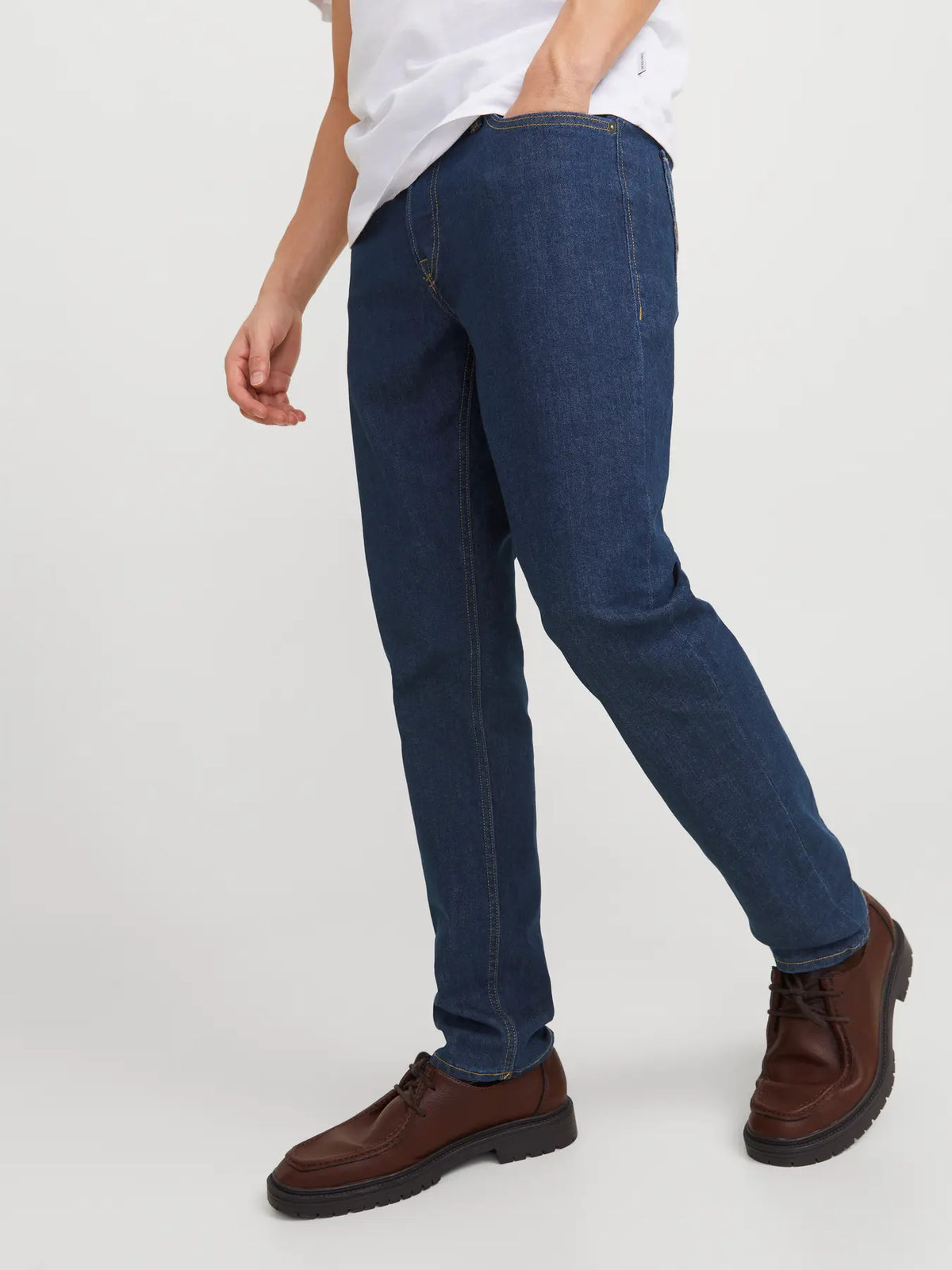 Jack & Jones Glenn Original 430 Slim Fit Jeans - Blue Denim