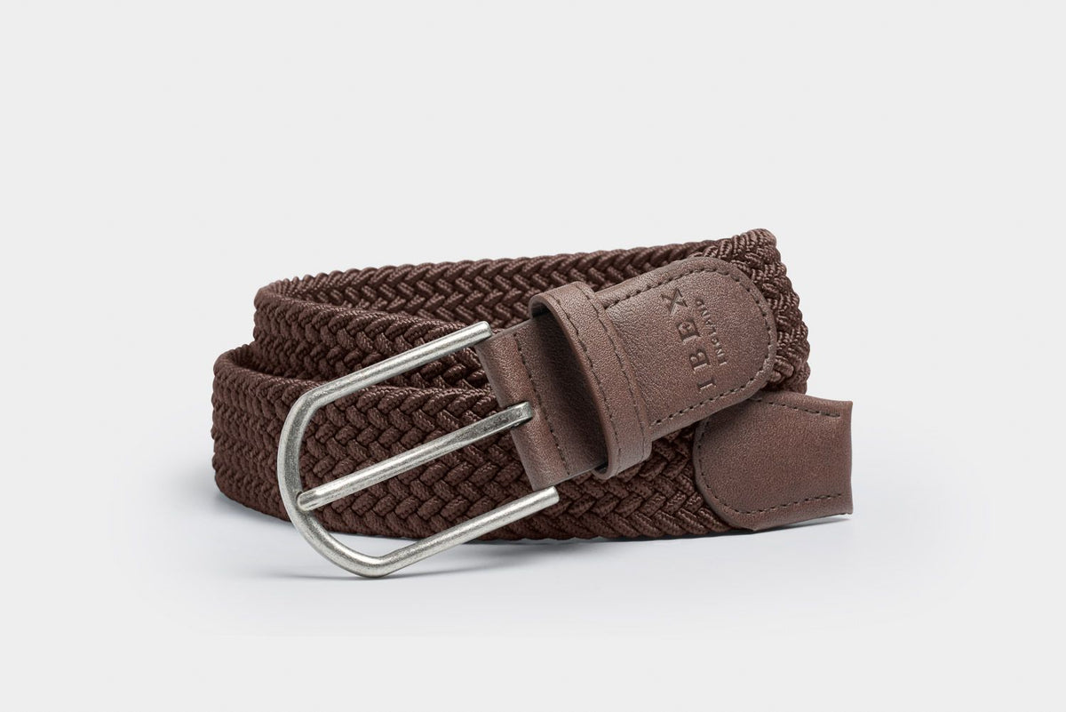 IBEX Repreve Eco Friendly Stretch Belt 9530 - Brown
