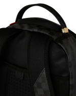Sprayground Scribble Shark Check Backpack - Grey/Black