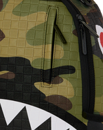 Sprayground Woodland Camo Check Backpack - Camo