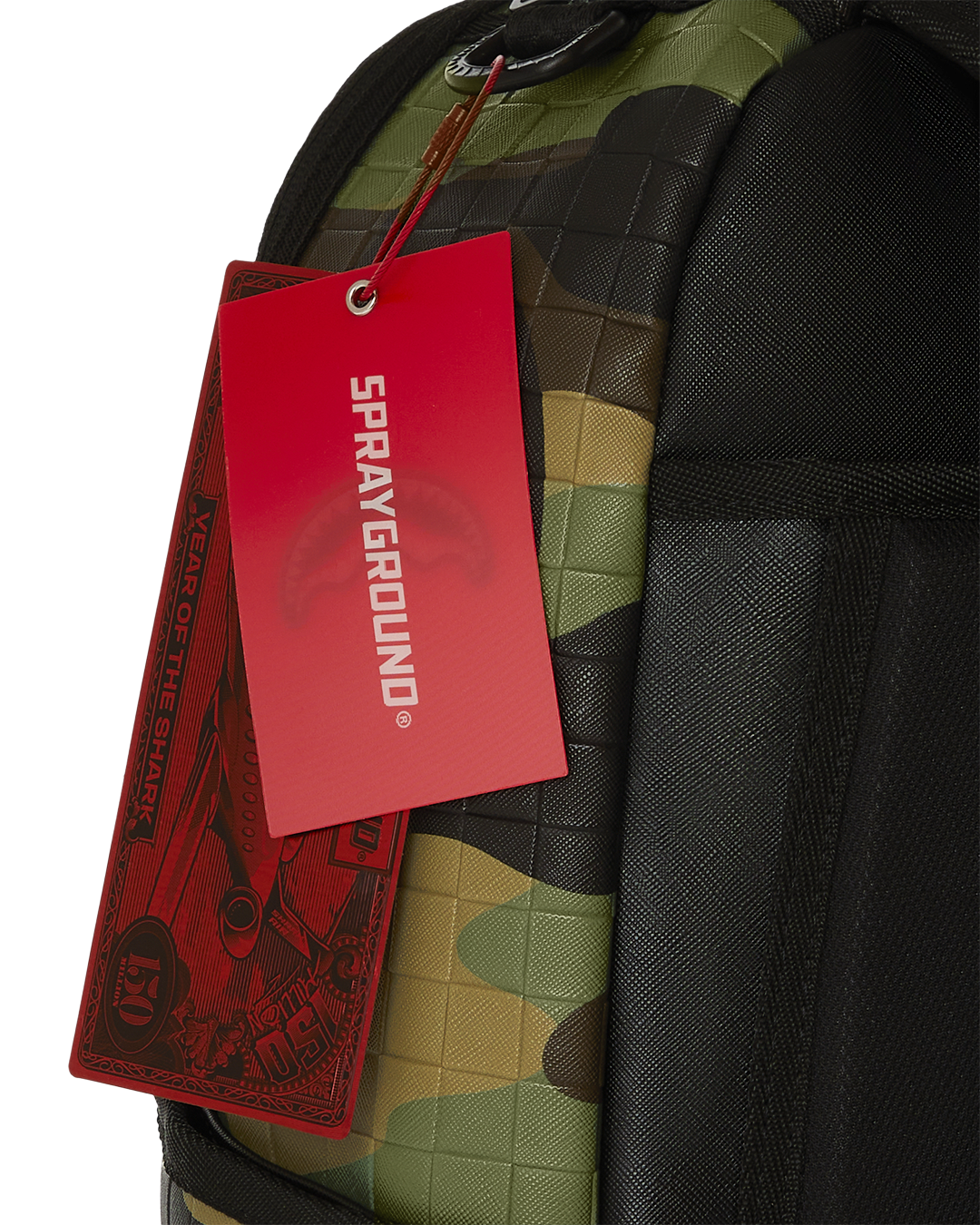Sprayground Woodland Camo Check Backpack - Camo