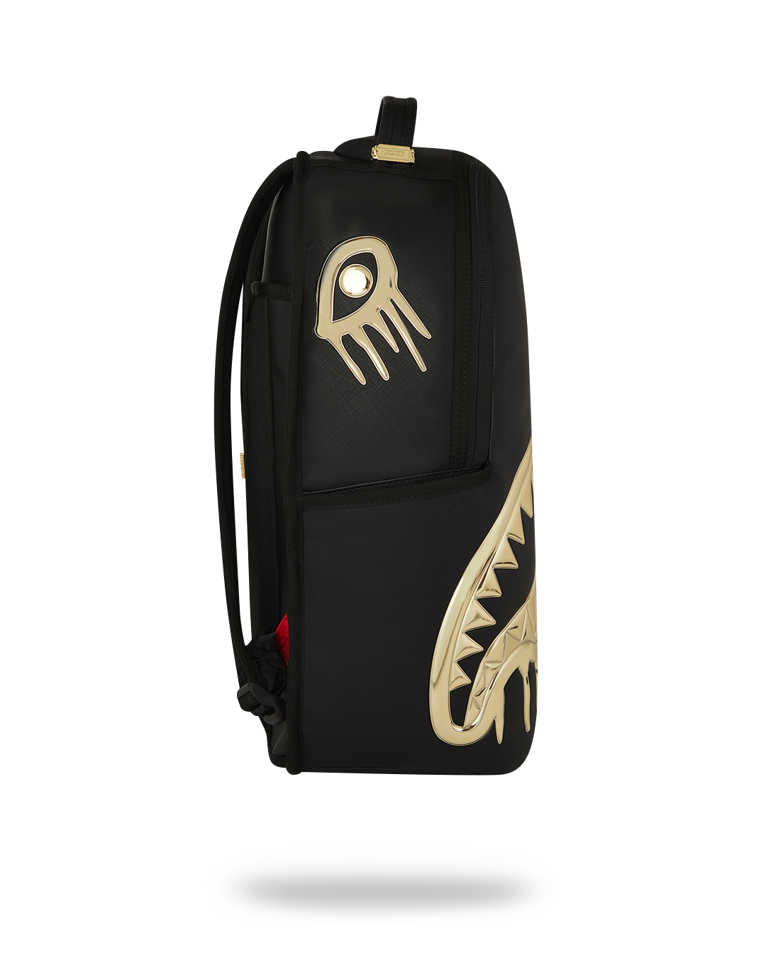 Sprayground Gold & Dangerous Backpack - Black / Gold