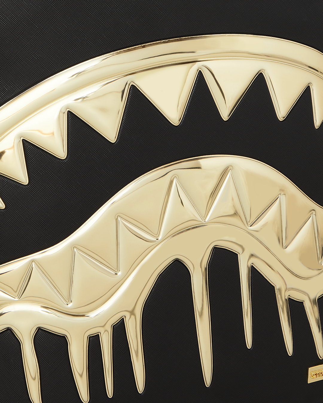 Sprayground Gold & Dangerous Backpack - Black / Gold