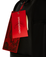 Sprayground Gold & Dangerous Backpack - Black / Gold