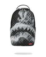 Sprayground Sip N Smoke Check Backpack - Grey/Black