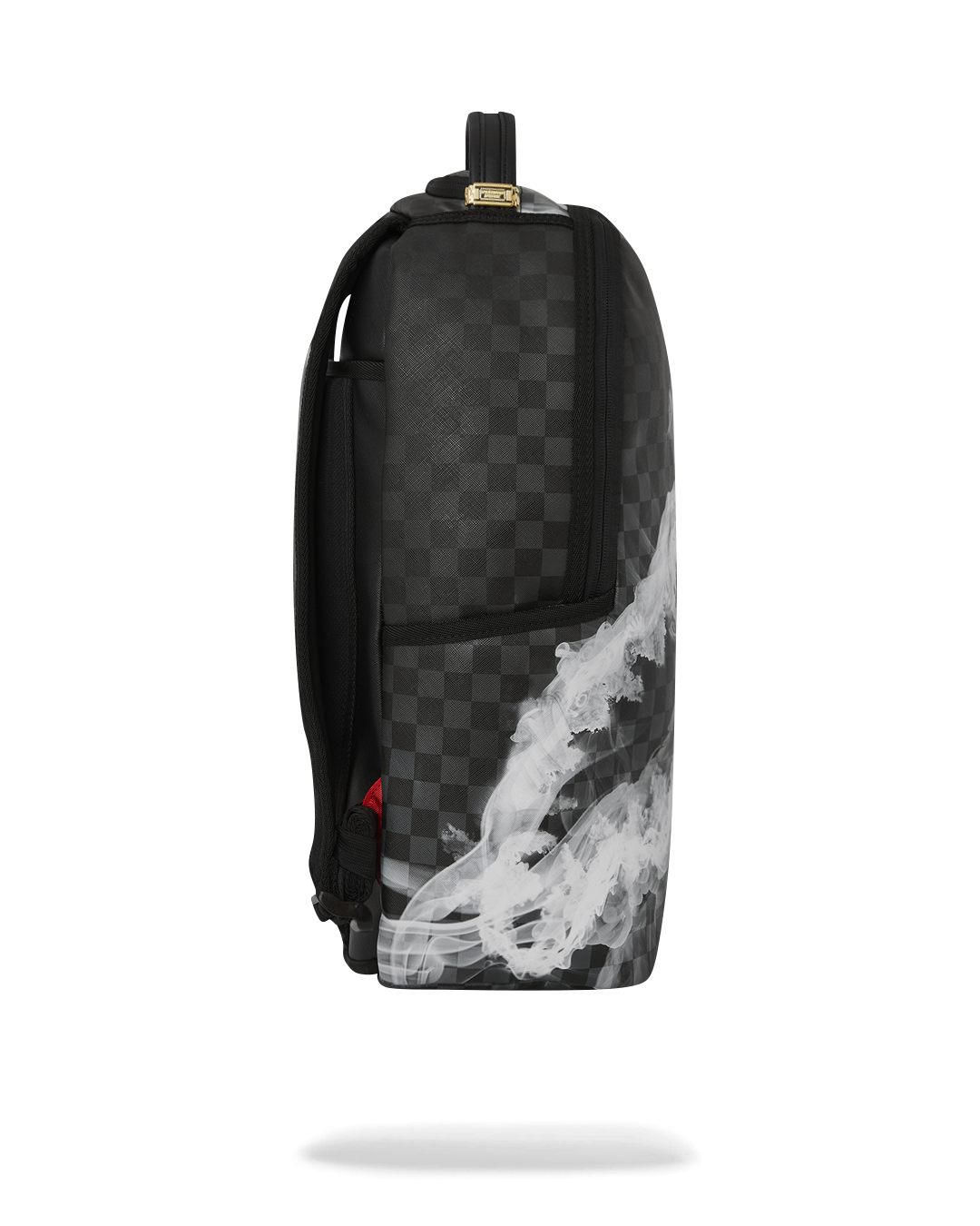 Sprayground Sip N Smoke Check Backpack - Grey/Black