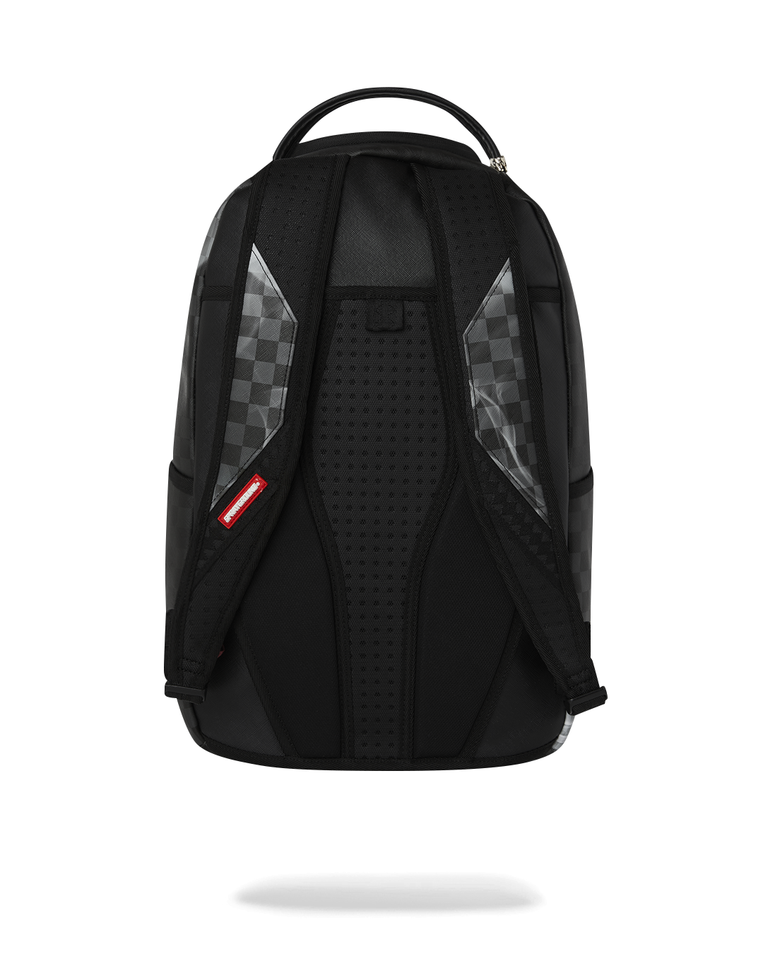 Sprayground Sip N Smoke Check Backpack - Grey/Black