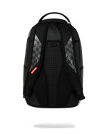 Sprayground Sip N Smoke Check Backpack - Grey/Black