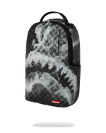 Sprayground Sip N Smoke Check Backpack - Grey/Black