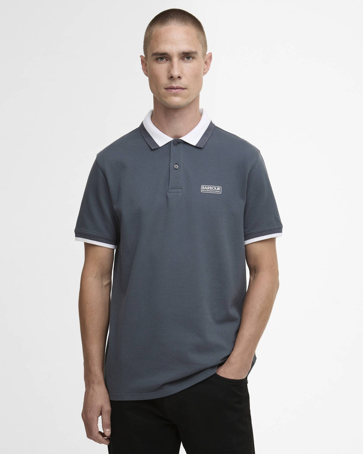 BARBOUR INTERNATIONAL Amped Polo - Storm Grey