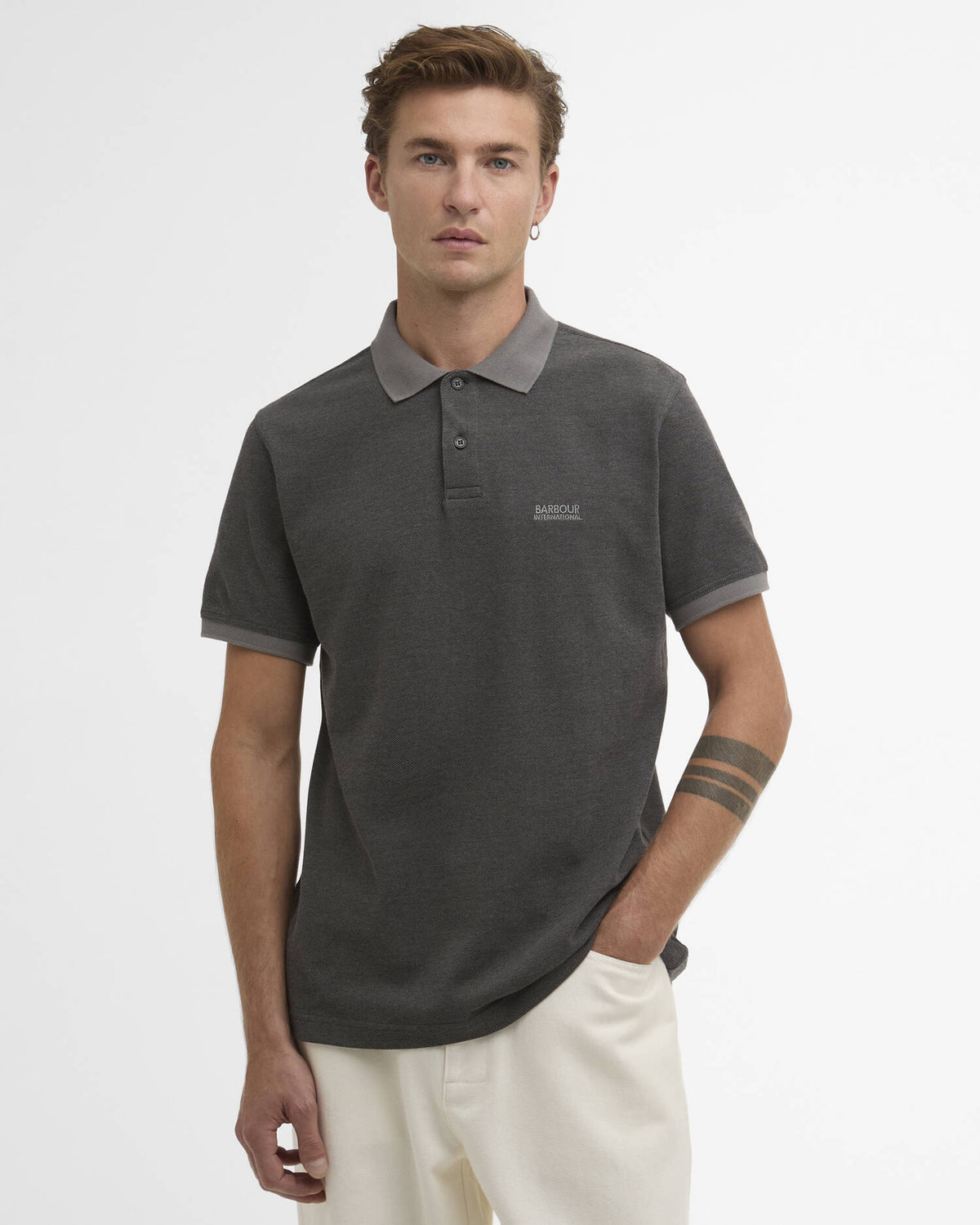 BARBOUR INTERNATIONAL Cowley Polo - Black