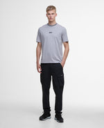 BARBOUR INTERNATIONAL Central Logo Tipped T-Shirt - Pale Slate