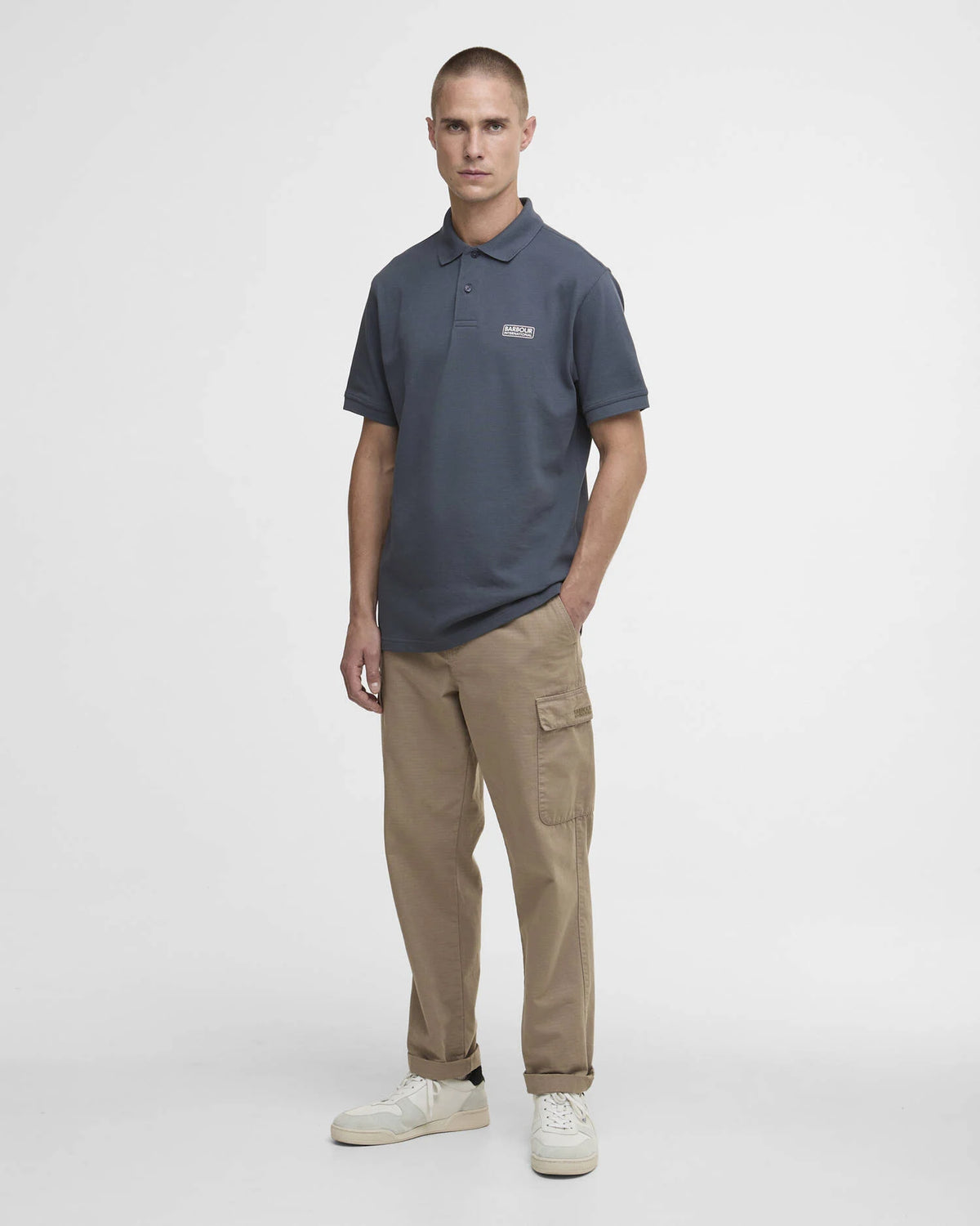 BARBOUR INTERNATIONAL Essential Polo - Storm Grey