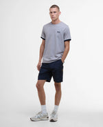 BARBOUR INTERNATIONAL Evan Deep Cuff Tipped T-Shirt - Pale Slate