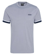 BARBOUR INTERNATIONAL Evan Deep Cuff Tipped T-Shirt - Pale Slate