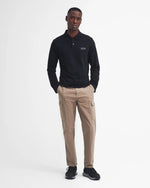 BARBOUR INTERNATIONAL Long Sleeve Polo - Black/ Pewter