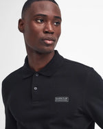 BARBOUR INTERNATIONAL Long Sleeve Polo - Black/ Pewter