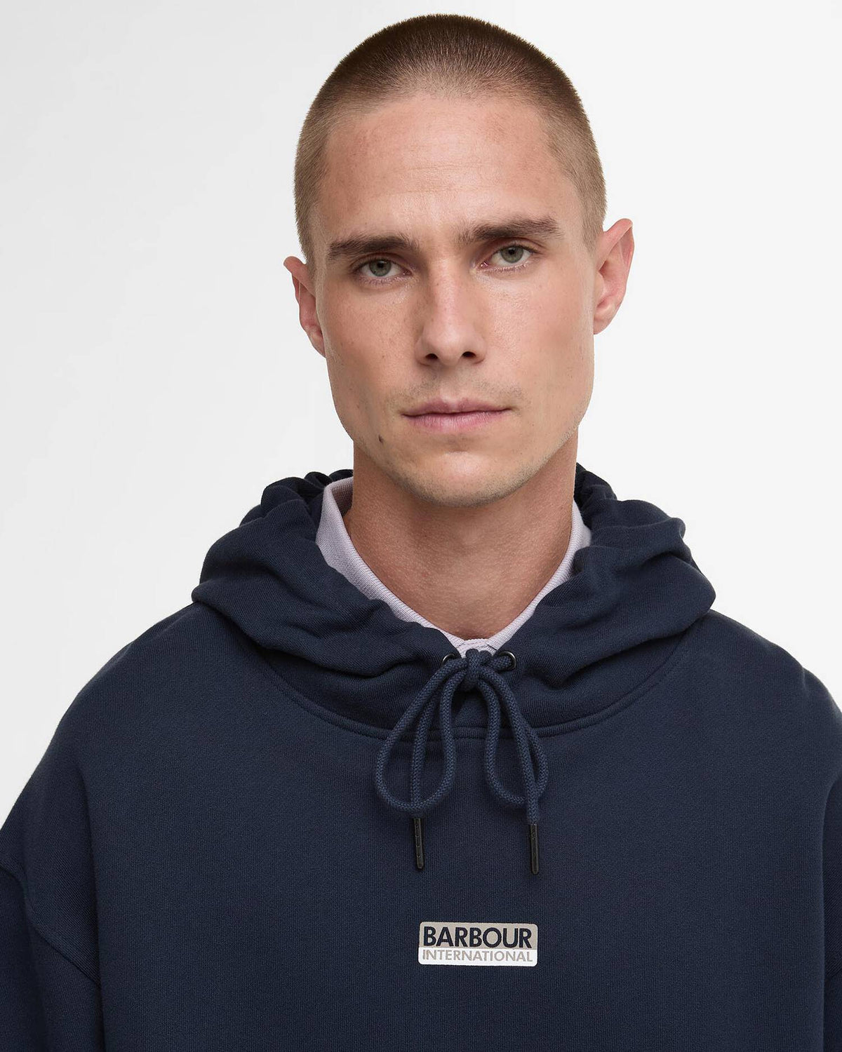 BARBOUR INTERNATIONAL Oversized Wendell Hoodie - Navy Blue