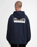 BARBOUR INTERNATIONAL Oversized Wendell Hoodie - Navy Blue
