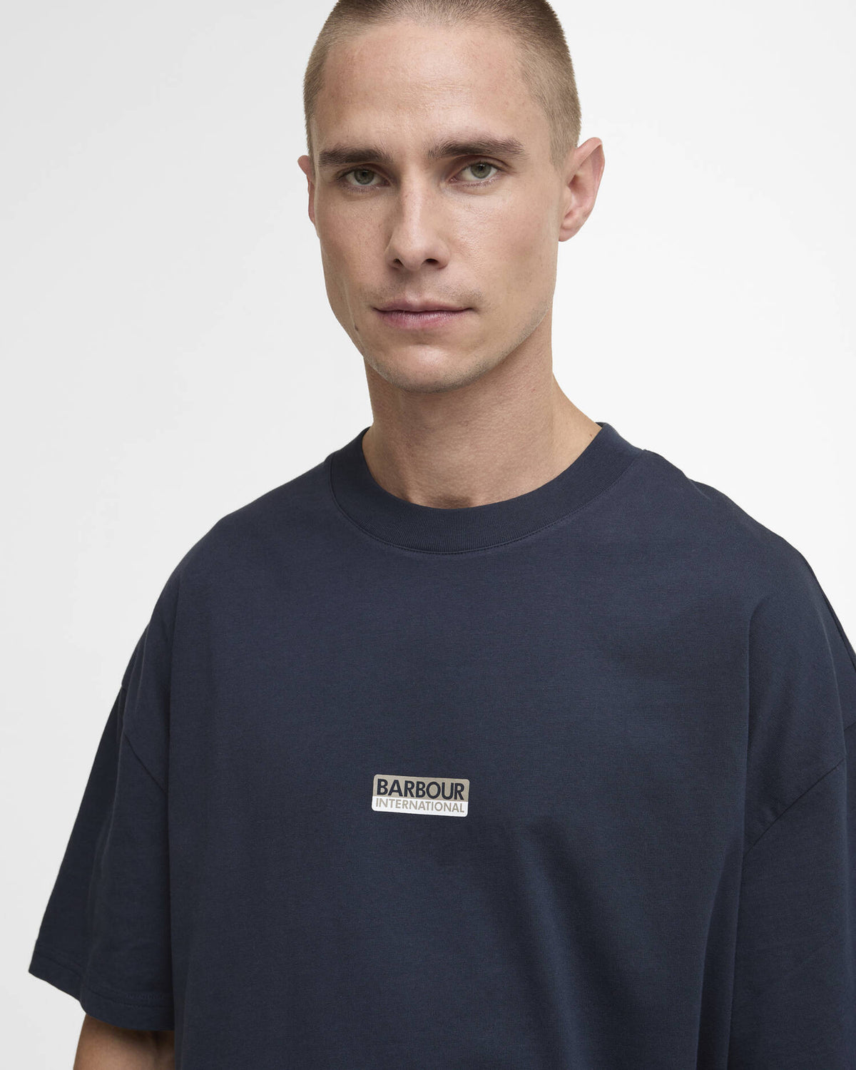 BARBOUR INTERNATIONAL Oversized Wendell T-shirt - Navy Blue