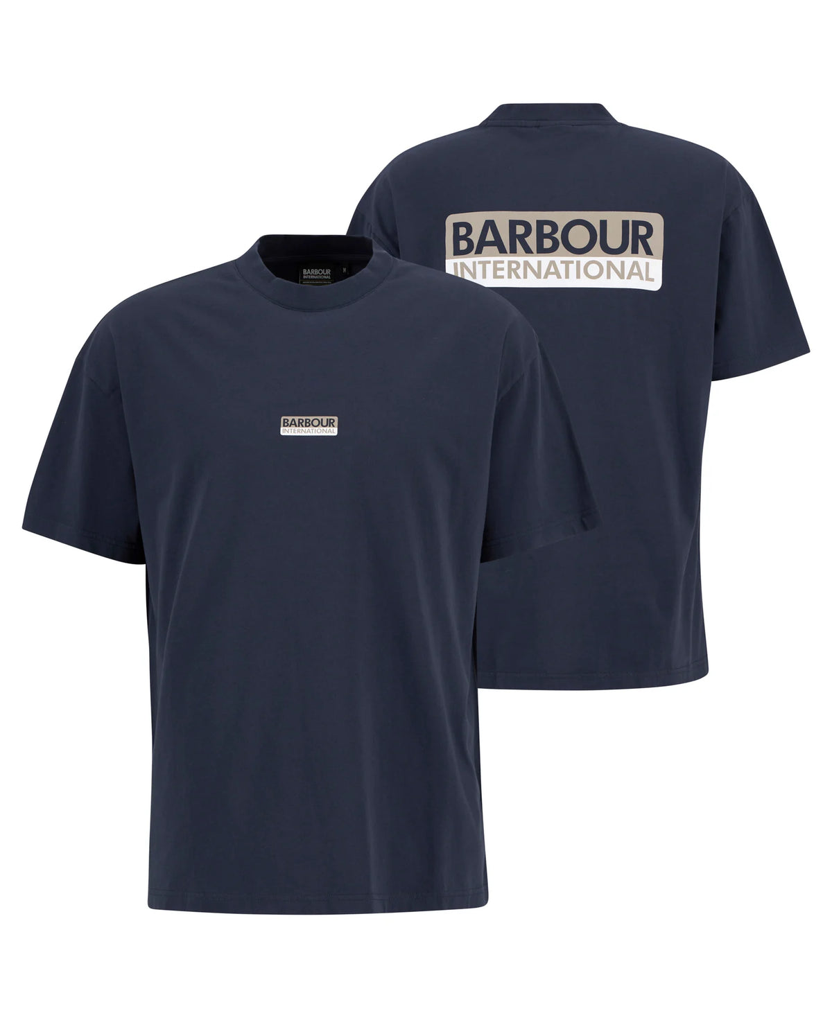 BARBOUR INTERNATIONAL Oversized Wendell T-shirt - Navy Blue
