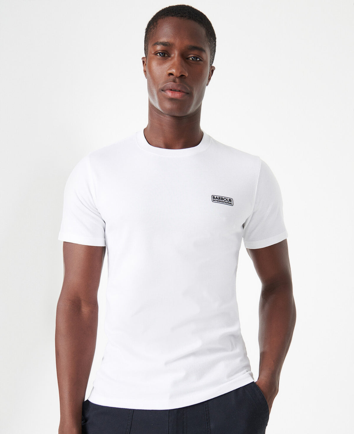 BARBOUR INTERNATIONAL Small Logo T-Shirt - White