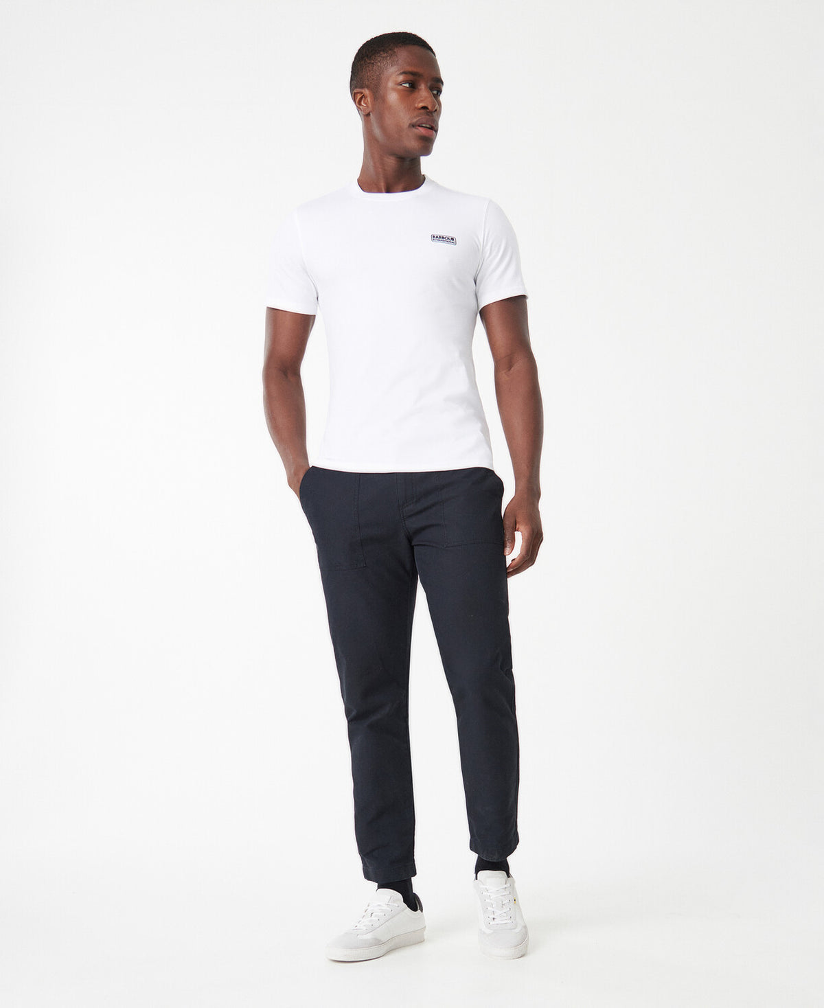BARBOUR INTERNATIONAL Small Logo T-Shirt - White