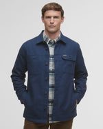 Barbour Giles Twill Overshirt - Navy Blue
