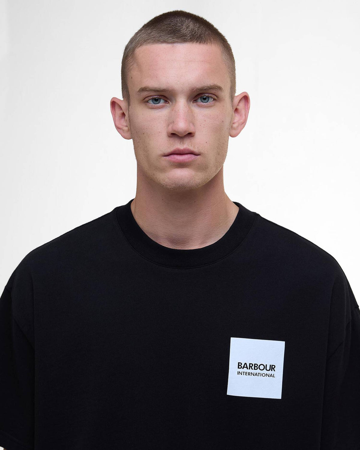 Barbour International Block Print T-Shirt - Black