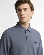 Barbour International Long Sleeve Polo - Charcoal Grey