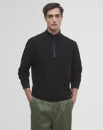 Barbour International Samuel Half Zip Sweatshirt - Black