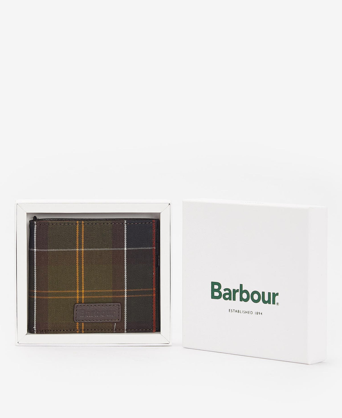Barbour Brown Leather & Tartan Wallet