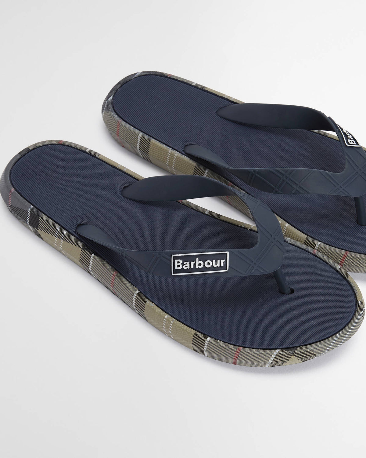 Barbour Oakdale Sandal - Navy/Dress Tartan