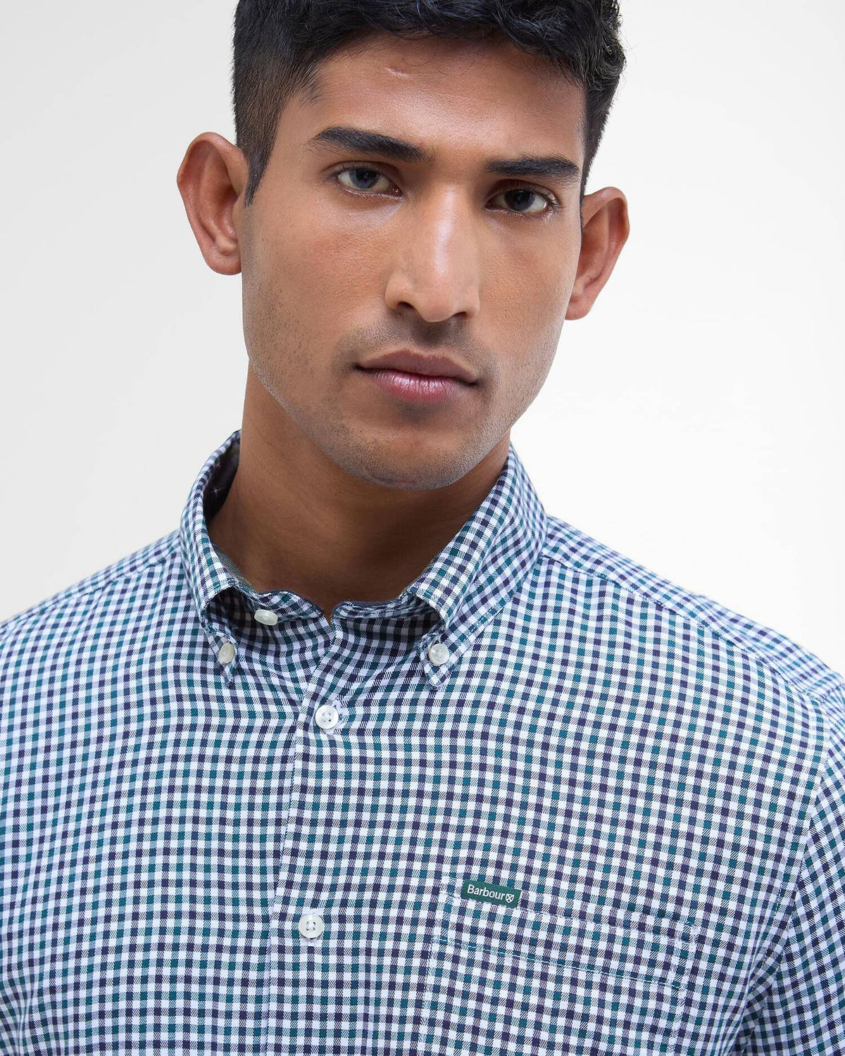 Barbour Padshaw Tailored Check Long-Sleeved Shirt - Green