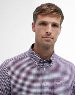 Barbour Padshaw Tailored Check Long-Sleeved Shirt - Rich Red