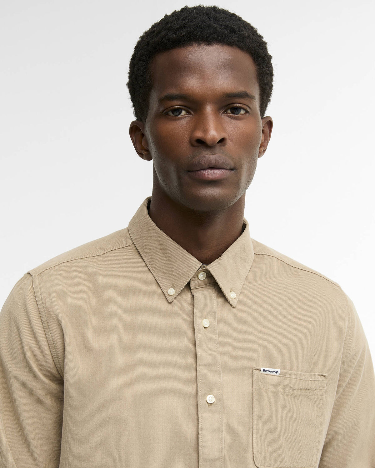 Barbour Ramsey Tailored Long-Sleeved Shirt - Washed Stone