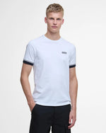 Barbour International Evan Deep Cuff Tipped T-Shirt - White