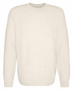 Barbour Casey Crew Neck Cable Knitted Jumper - Whisper White